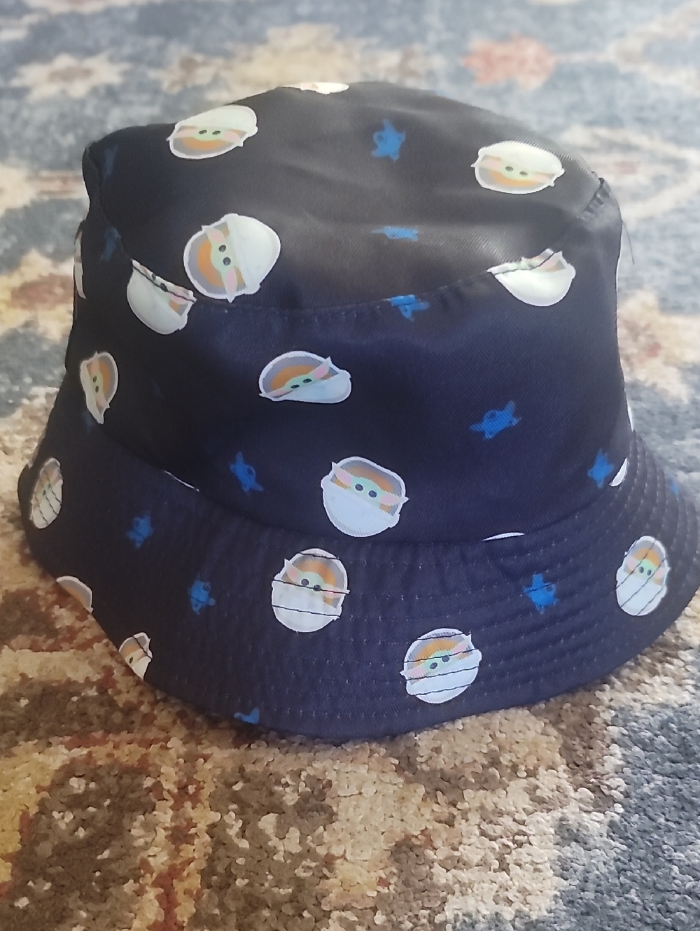 Disney Baby Yoda Navy Blue Bucket Hat